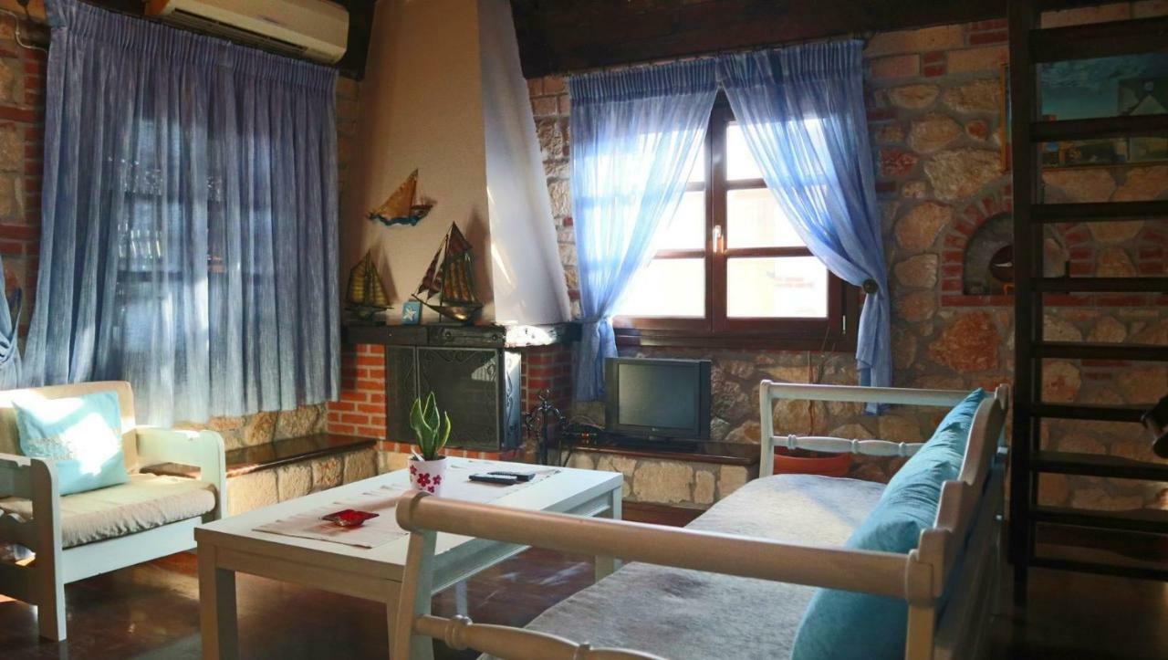 Stone House Andromeda Villa Psakoudia Luaran gambar